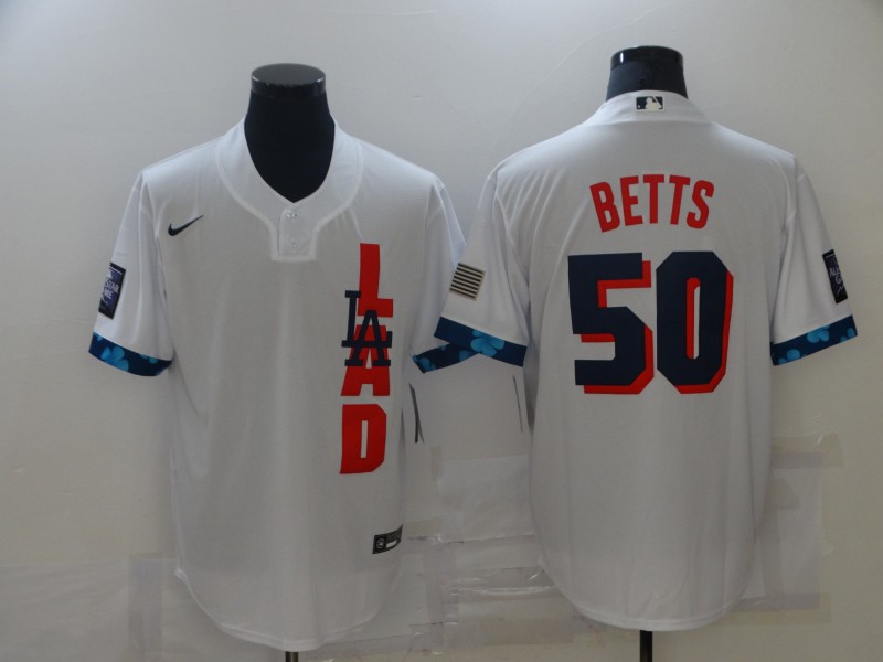 Dodgers 50 Mookie Betts White Nike 2021 MLB All-Star Cool Base Jersey,We sell and wholesale Dodgers 50 Mookie Betts White Nike 2021 MLB All-Star Cool Base Jersey on line form chian!